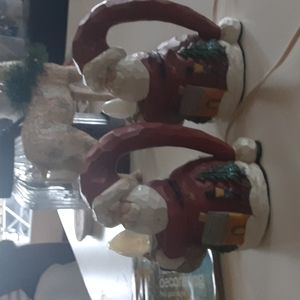 Santa Figurines with light